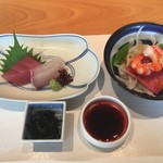 日本料理 桂 - 刺身と海老