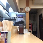 風花 - 店内は、極めて清潔。