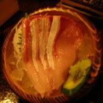 伊達藩長屋酒場 - ブリの刺身