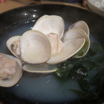 ふく田 - 蛤酒蒸し