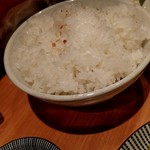 とんかつ檍 - 連れの大盛りライス