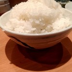 とんかつ檍 - 連れの大盛りライス