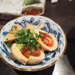 旨鶏ラーメン バードランドの昼 - 煮卵メンマ