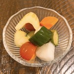 一丁目sakabaかんすけ - 彩り野菜のピクルス