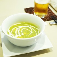 礼華 - フカヒレと蟹肉のアボカドスープ