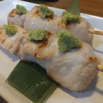 風来坊 - ささみわさび串焼き