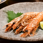 車えびの塩焼（2尾）@880円