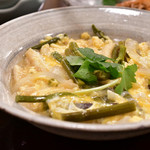 天然わらび卵とじ@950円