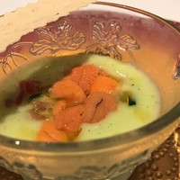 クリマ ディ トスカーナ - スペルト小麦 ラルド 雲丹 カッラーラ風