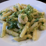 バルボア カフェ - 小エビとブロッコリーのペンネ