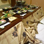 霧島 - 寒い季節には炬燵のセッティングになります