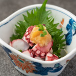 Octopus grated ponzu sauce