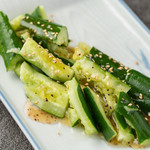 Seared cucumber