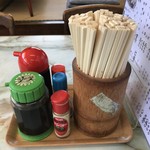 川森食堂 - 調味料等