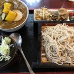 辻もと - おそばとミニカレーセット 800円