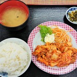 Mamma Donna - 激辛豚キムチ定食（ご飯普通盛り）