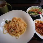 さくら - パスタを取り分けたあとの写真です(^^;