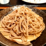 道産しゃぶしゃぶと手打ち蕎麦 MONDO - 蕎麦打ち体験⑦(よっち＠北海道作)フェットチーネか弁慶の田舎蕎麦かって感じの太さ。(笑)