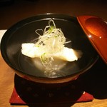 日本料理 TOBIUME - クエと新玉ねぎのお椀