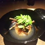 日本料理 TOBIUME - 華味鳥の餡をかけて