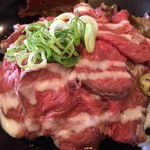 肉バル ミート キッチン 298 - ローストビーフ丼（￥800） ・お肉増量（＋￥100）