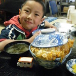 やよい食堂 - カツ丼普通