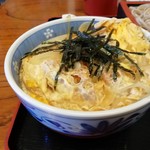 潮来更科 - ミニカツ丼アップ