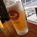 Hosokawa Saketen - 暑い日の生ビールは格別です♪