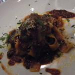 ラカンデラ - パスタ／和牛ホホ肉の赤ワイン煮込み、パパルデッレ