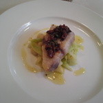 アメリ - 寒鰤のコンフィ、レンズ豆添え