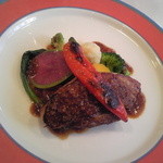 アメリ - 豚バラのスパイス焼き、マスタードのソース