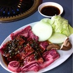 야키니쿠 텧쿄우 - 牛カルビ定食