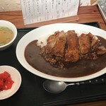 最後にカツ。 - 料理写真: