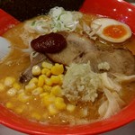 大阪村 - スタミナにんにくラーメン（味噌）