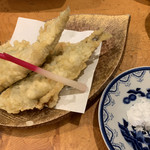 おぎ野 - 小鮎天ぷら