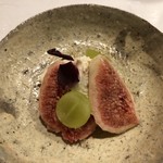 旬菜 おぐら家 - 無花果の白和え