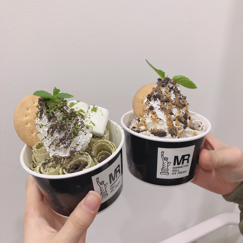 写真 : 【閉店】マンハッタンロールアイスクリーム 仙台シリウス