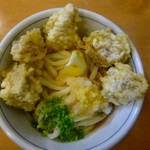 手打うどん 風月 - かしわ天おろし