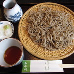あゆ川手打そば - 「せいろ　￥600」