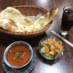 エベレスト - マトンカレーセット＝８８０円