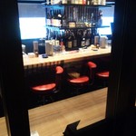 札幌 炎神 - 仕切り越しの喫煙席