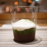 SUGALABO - 丹波豆 水羊羹  ミルク宇治金時