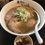 Nibo Shira-Men Aoki - R1.5  こってり煮干しラーメン・煮玉子