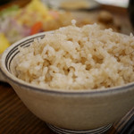 味噌めしや まるたま - 2019/2/15  ご飯は玄米で。
