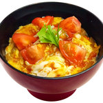 炭焼親子丼の店 鶏玉 - トマト親子丼