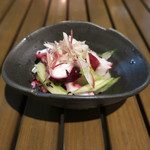 恵比寿 箸庵 - タコぶつ・茗荷・セロリ