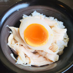 らーめん 三福 - 鶏塩めしミニ150えん