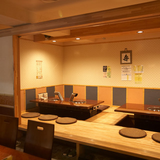 We also have sunken kotatsu seats where you can relax!