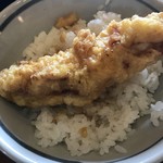 Marugame Seimen Saku Ten - かしわ天天丼