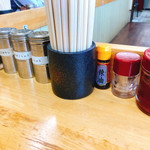 山久ラーメン - 卓上調味料